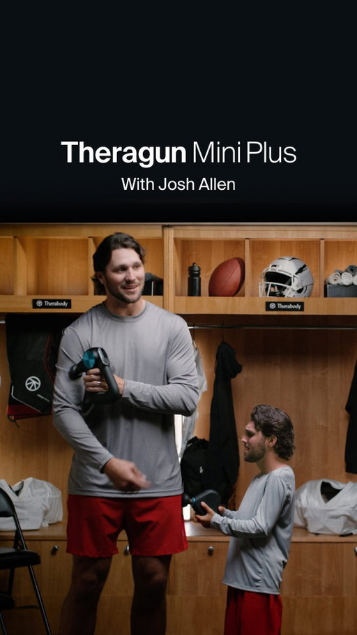 That heat feels nice 😮‍💨 Meet the Theragun Mini Plus. And Mini Josh.