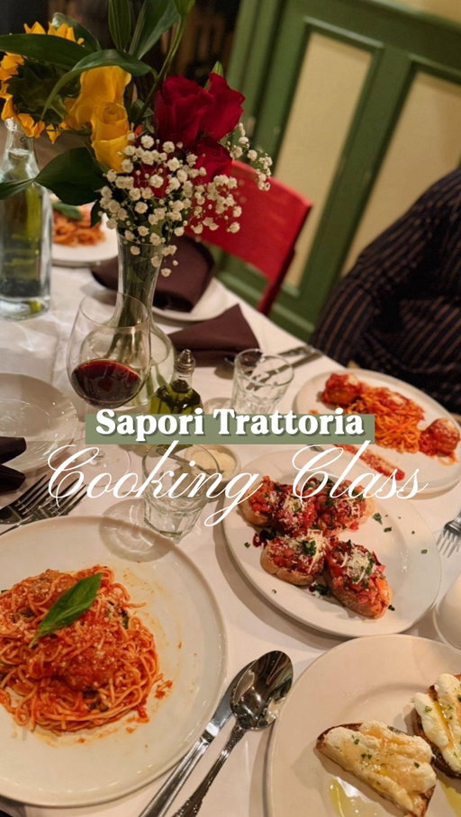 After a cooking class @saporitrattoria you’re sure to feel like a certified chef — or at least have some fun while you’re at it. 10/10 would do it again. 

Be sure to sign up for the pumpkin ravioli class November 19th! You won’t want to miss it :) 

#Thingstodochicago #cookingclass #chicagodateideas #chicagofoodie #saporitrattoria
