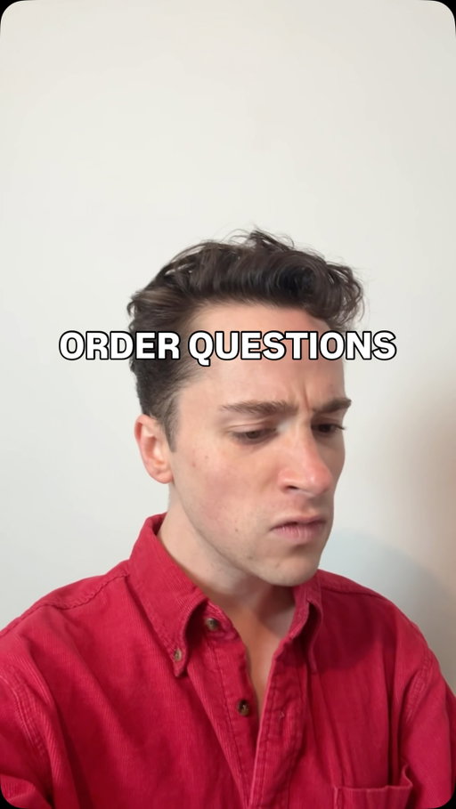 Order questions