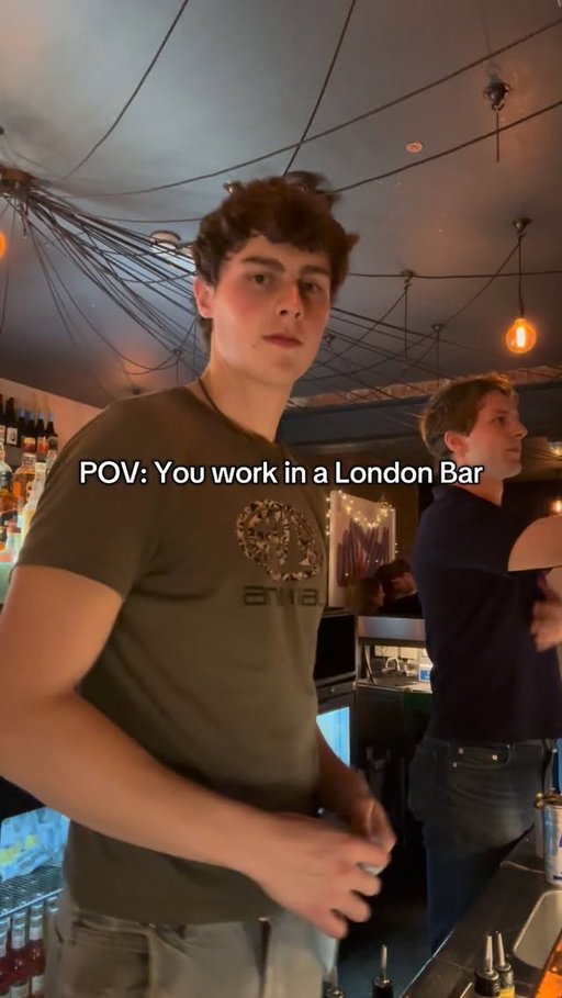 video just gets progressively worse lmao #discover #bartender #london #pov