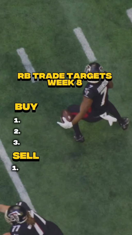 3 Trade Targets and 1 Sell Before Week 8 #fantasyfootball #fantasyadvice #tradetargets #nflfootball #fantasyfootballtiktok