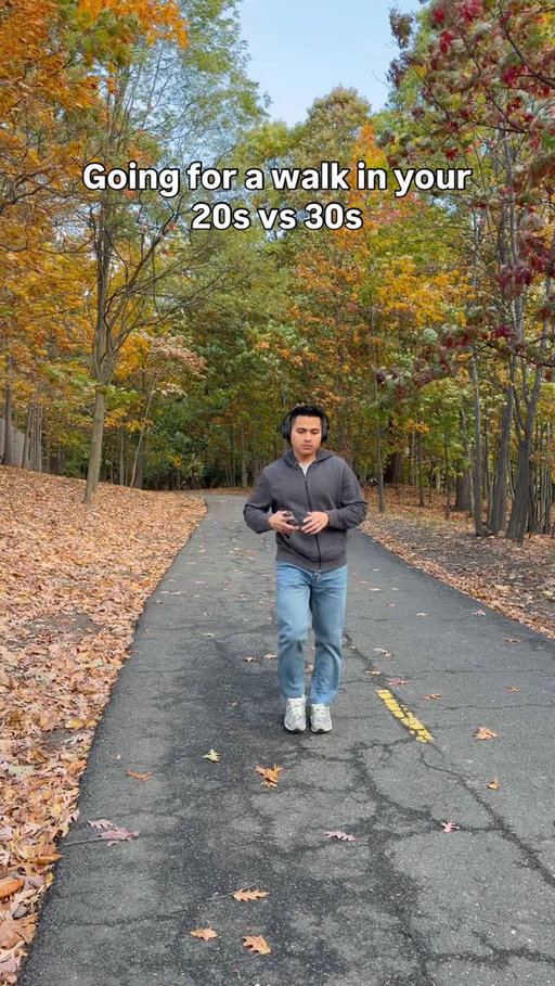 Once you’re 30, you’re enjoying the walk 😂🚶🏻‍♂️
