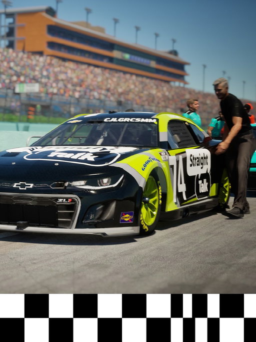 Check out the new @nascar25game featuring Straight Talk!🎉 Add Straight Talk to your paint schemes and show us your designs by tagging or DMing us at @mystraighttalk