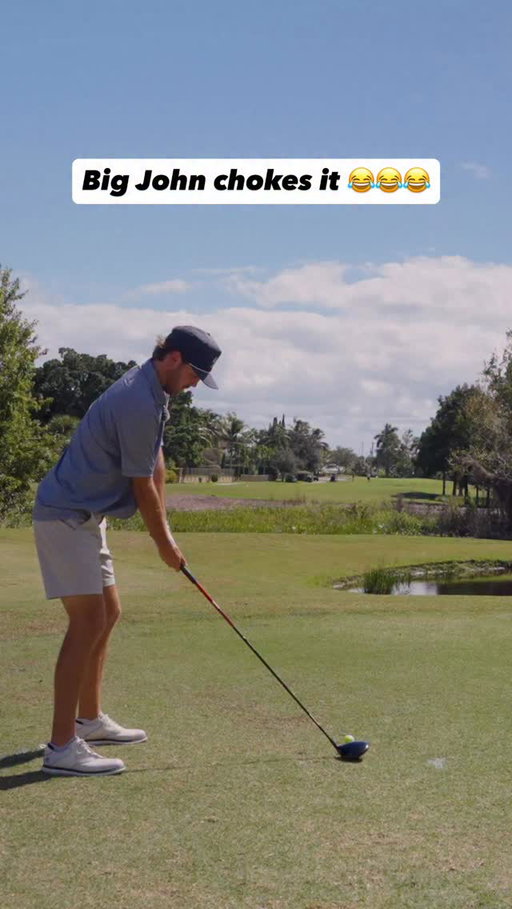 Absolute bang job from @bigjohngolfs 😂😂 new video is LIVE NOW! #bustajackgolf