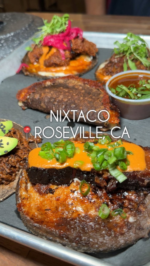 Drop your go-to taco order so we know what to try next 🌮

We went to @nixtaco OG location in Roseville the other night and worked our way through a few different tacos and lots of side dishes! The fried chicken and the Roadkill tacos were definitely big hits 🙌🏼

Everything else was solid but here’s what we would absolutely get again:
🧀 Mac N Chich - $15
🫕 Quesofundido - $11
🍗 Fried Chicken Taco - $8
🌮 Roadkill Taco - $8
🐷 Pork Belly Taco - $8

📍Nixtaco - 1805 Cirby Way #12, Roseville, CA 95661