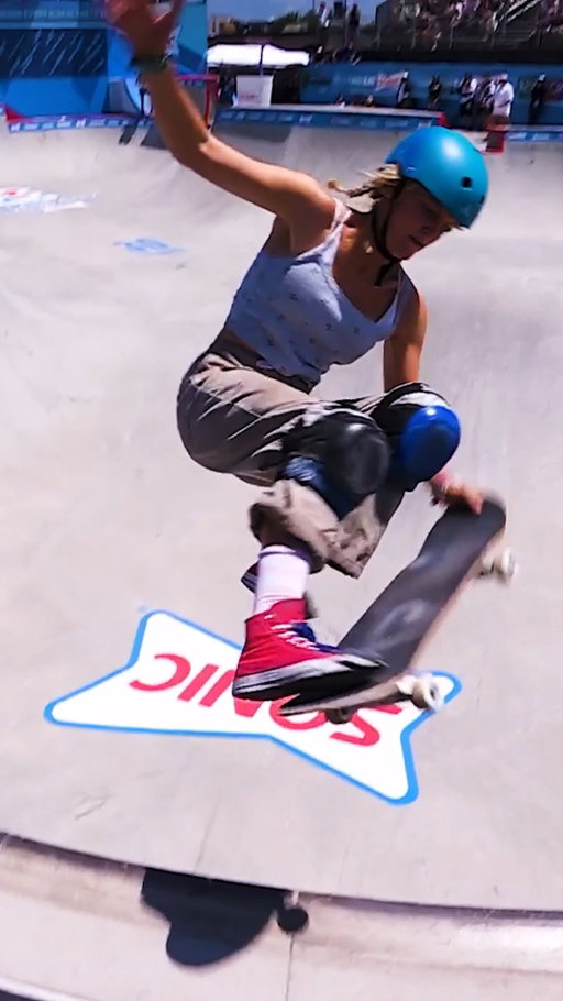 @brycewettstein hits @exposureskate, an event built to uplift and empower women skaters everywhere.

Catch the action live on our YouTube channel 11/1- 11/2 🫶

#XGames #Skateboarding