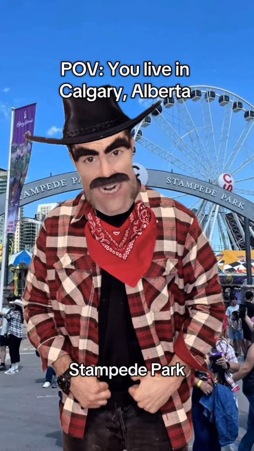 Calgary, Alberta is a city where everybody is on their third divorce because it’s too dang tempting to step out on your partner at the Calgary Stampede (aka white peoples Carabana) 

#calgary #alberta #calgarylife #trend #canada #funnyreels