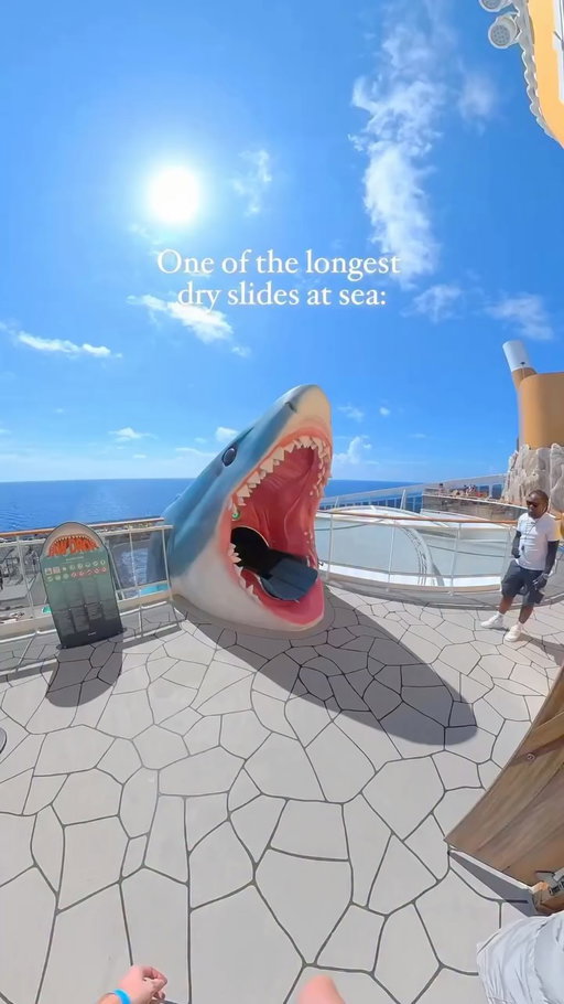 Let @themepark_explorers take you down one of the longest dry slides at sea ⭐

📍Jaw Drop, MSC World America 

Would you dare take the plunge down a slide that’s 11 decks high? 

#MSCCruises #MSCWorldAmerica