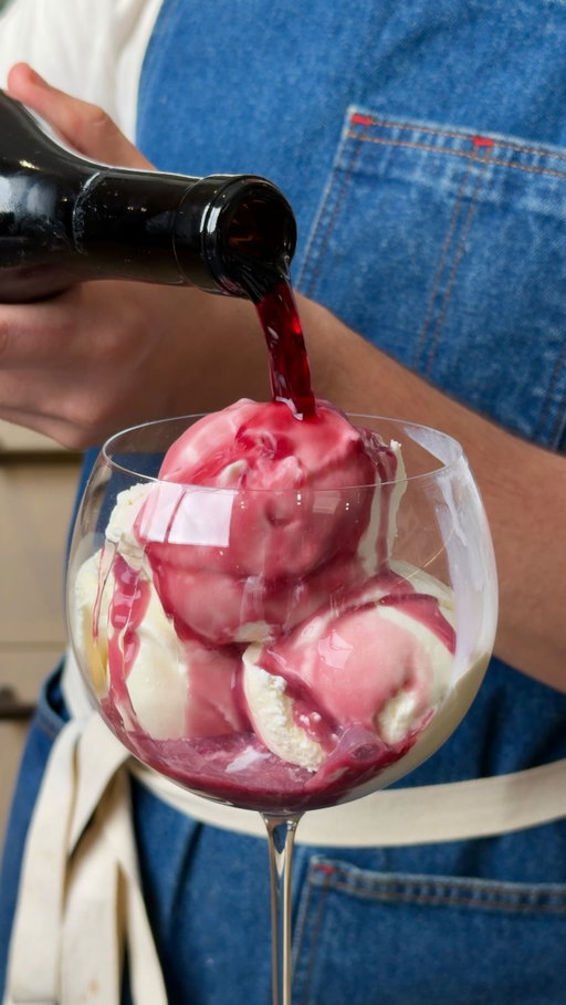 I really wanted to hate this one, but I can’t lie! Would I try it again? Nope. But it definitely kind of works! #icecream #wine #tastetest
