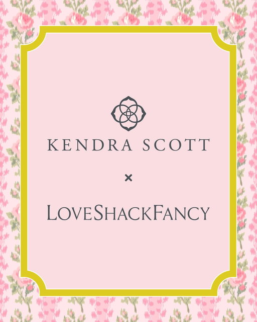 More bows, more pink, and more FUN! 🎀✨💖 ​

Kendra Scott x LoveShackFancy round two
arrives October 28th at 9 a.m. central!​

Stay tuned for your first look at brand new
styles...👀✨