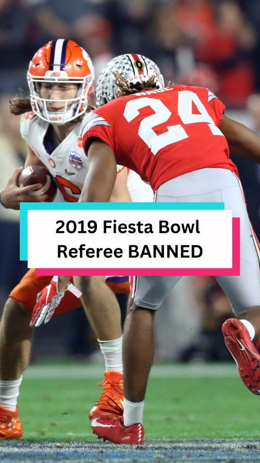 the Head Referee from the Ohio State vs Clemson playoff game in 2019 has been permanently banned by the SEC #collegefootball #ohiostate #cfb #buckeyes