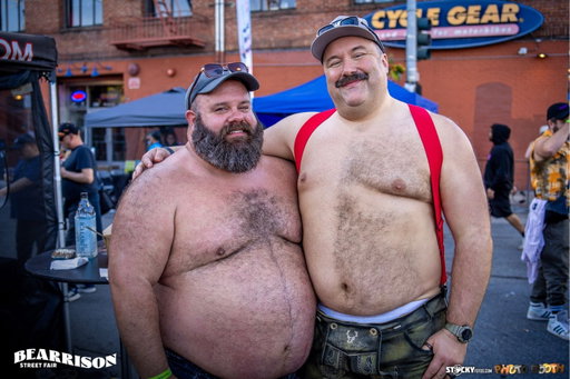 Bearrison Street Fair was such a good time! Guests were thrilled and genuinely surprised to receive a physical keepsake photo print on the spot. It was such a joy to watch their reactions throughout the day! #bearrison #bearevent #gaybear
