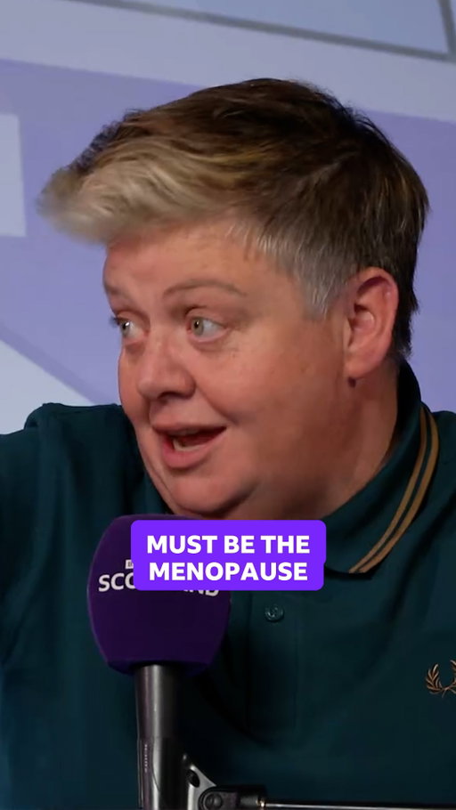 “…sometimes I just want tae punch random people in the face, do you think I’m menopausal”⁣
⁣
Susie McCabe’s doctor isn’t sure.⁣
⁣
#BreakingTheNews - listen on BBC Sounds, watch on iPlayer.⁣
⁣
#SusieMcCabe #RSVis