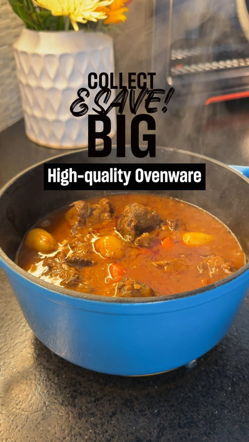 Upgrade your kitchen with Cast Iron✨ 
Collect stamps and get 60-80% off high-quality Ovenware.
*While supplies last.