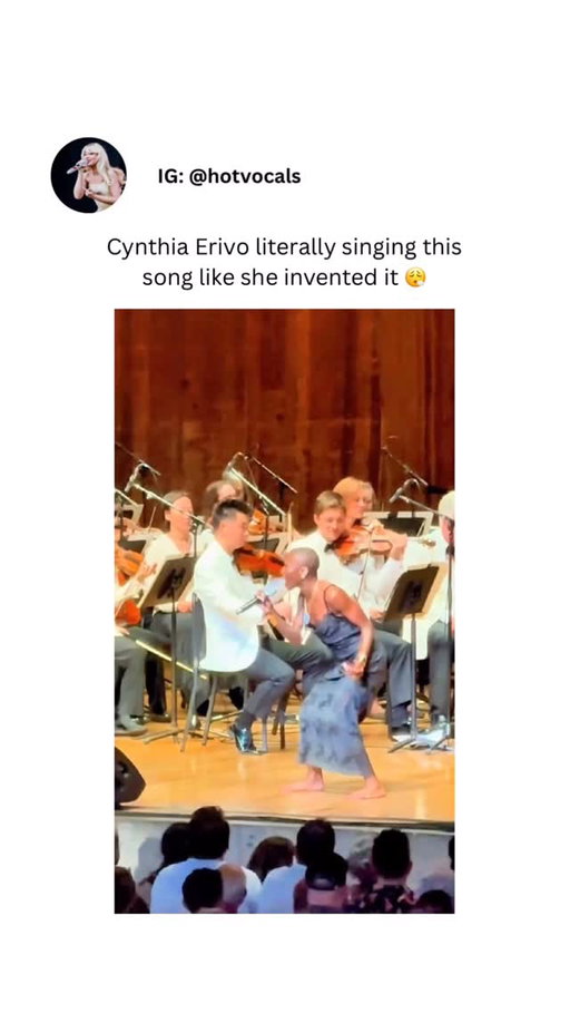 Cynthia Erivo makes it look EASY! WOW. Truly one of the best vocalists ever! Even the orchestra was shook by her performance. Anytime she opens her mouth is pure MAGIC. 💫 #cynthiaerivo #vocals #explore #viral