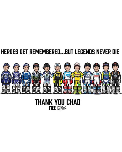 Chad Reed is getting inducted into the Hall Of Fame.
For throwback Thursday who better to share, take a look at some of the projects I have done of Chad over the years.
I have some that go farther back that I want to dig up,a few from high school art projects that were pretty cool and one that I gifted to Chad when younger and I remember being so ecstatic because the team hung it up in the rig,in that moment I made it thanks to team two two!
Congrats Chad and the Reed family,enjoy the day! ⚡️🌩️🦘🇦🇺🏆 @crtwotwo @mrstwotwo #Reed#moto#halloffame#art#style#throwback#twotwo#legend#drawing#artist#freelance#market#brand#movement#beeg#create#dreams#australia#landdownunder