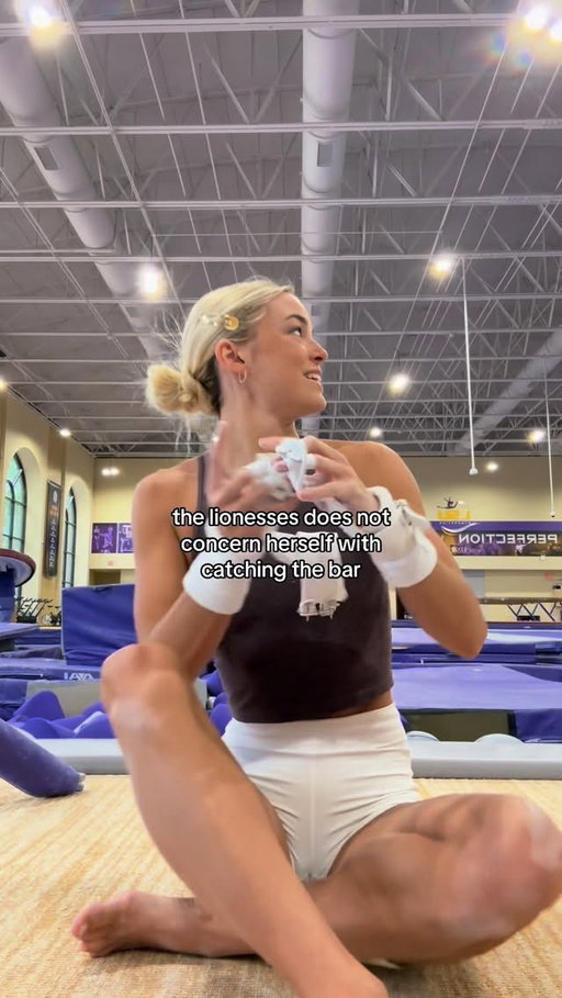 12th year senior comments incoming #gymnastics #lsu #sports #college #ncaa #flexibility #fail