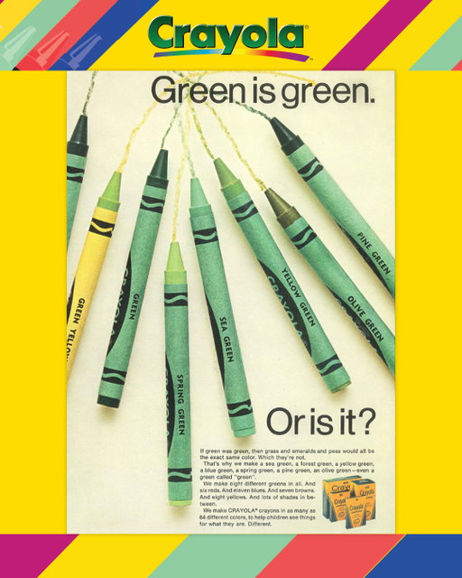 Swipe through this time capsule of colorful memories. We’re bringing back those magical days when your biggest decision was which crayon to choose. Do you remember any of these vintage Crayola ads? 🖍️ #ThrowbackThursday #CrayolaNostalgia