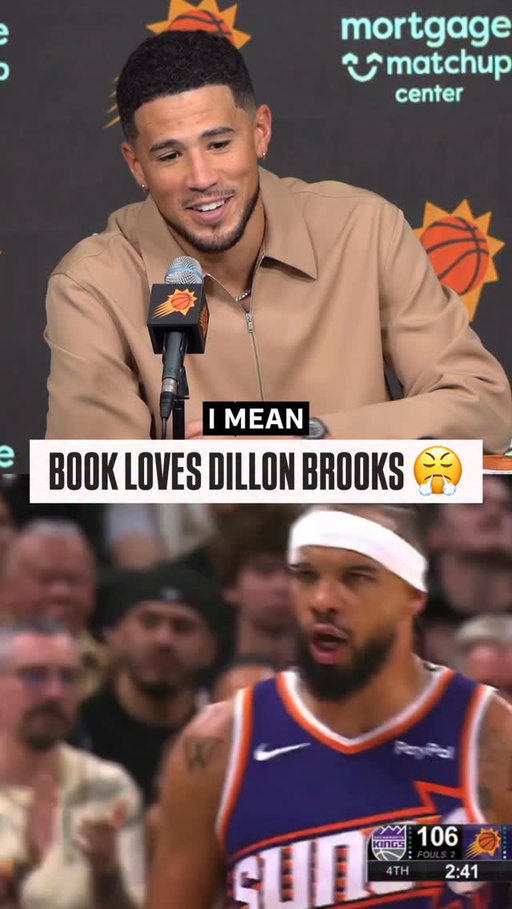 Devin Booker loves what his new teammate Dillon Brooks brings to the Suns 🫡