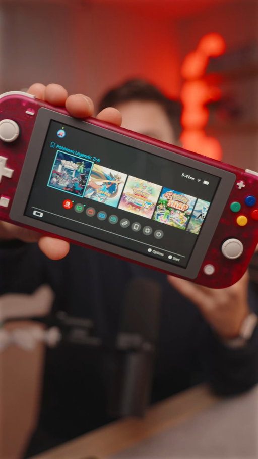 My Modded Nintendo Switch Lite Transparent Shell 😮