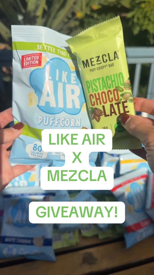 🌟GIVEAWAY🌟 WIN $100 gift card so you can find us at @publix 💚 

@likeairsnacks and @eatmezcla are teaming up for a Dubai- Style Chocolate giveaway! 🎉😋 One lucky winner will receive a Variety Pack of Like Air Puffcorn with their Dubai Chocolate flavor and a Pack of Mezcla’s Pistachio Chocolate Puff-Crispy bars! 💚🍫 But that’s not all! The winner is also going to receive $100 gift card to @publix 💸😱

Here’s how to enter:
1️⃣ Tag a friend in the comments!
2️⃣ Like this post
3️⃣ Follow @likeairsnacks and @eatmezcla

#Giveaway ends Monday, October 30 at 12pm EST and winners will be notified via DM. This giveaway is in no way sponsored, endorsed, administered by, or associated with Facebook or Instagram. U.S. only