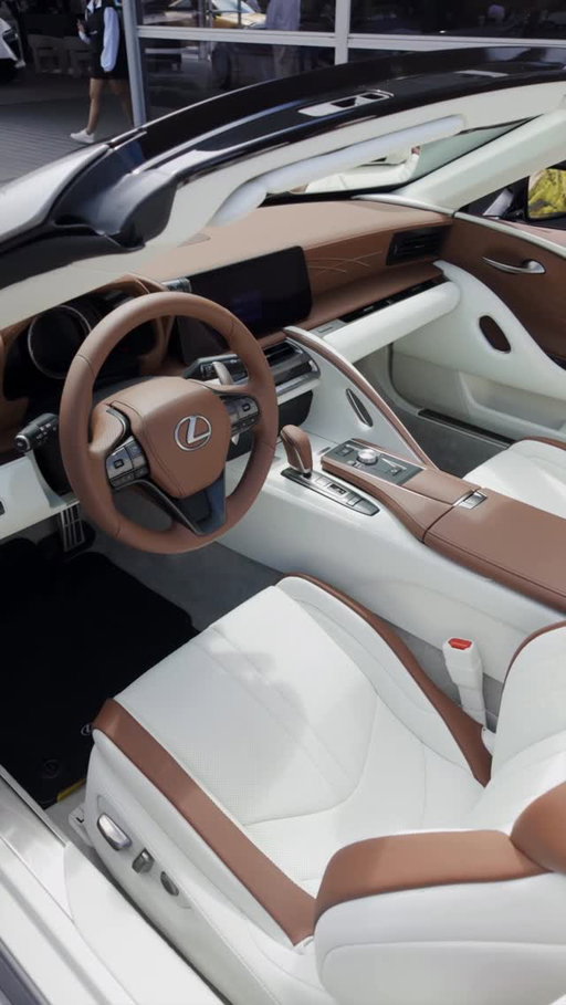 🔥😍 The Saddle Tan and White interior is absolutely gorgeous on the 2026 #Lexus LC 500 Convertible Inspiration Series 5.0L V8. #lexususa 

New-to-LC paint color called Wind. Limited to only 350 units for the North American market. 

◾️ Brown and Silver convertible top
◾️ Interior badge on the center console
◾️ Climate Concierge with upper body heating
◾️ Mark Levinson sound system
◾️ Special door scuff plate
◾️ 21 inch forged alloy wheels
◾️ A limited slip rear differential and rear performance rod also comes as standard with the package

🚘 Built at the Motomachi Plant in Toyota City, Japan. Expected to go on sale at Lexus of Concord this Fall 2025. 

✨ Previously on display at Pebble Beach Golf Links, 3rd Fairway (off Palmero Way).

🎥: video by @winn.media 

* @lexususa corporate vehicle shown. Display only.
.
.
.
.
.
.
.
.
#lookatmylexus #lexuslc500 #lexususa #lexusenthusiast #lexuslc500convertible #lc500convertible #lexusofconcord #lexuswesternarea #lexusgram #luxurycars #lexusdaily