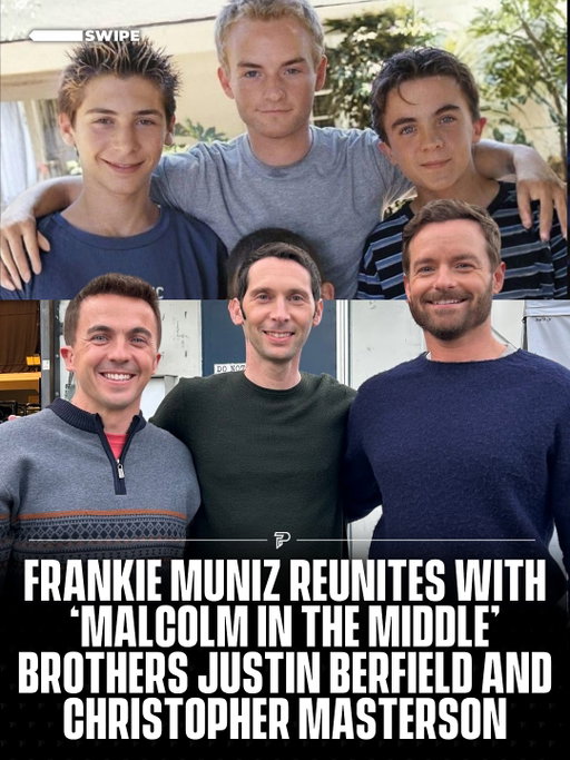 Frankie Muniz has shared a photo with his “Malcolm in the Middle” co-stars Justin Berfield and Christopher Masterson ahead of the Disney+ sequel series.

(Via @frankiemuniz4) 

-
#news #viral #pubity