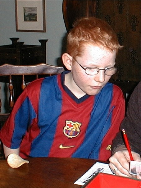 My first Barça shirt, got this at my cousins wedding in 1999. Now I have my own, life is wild