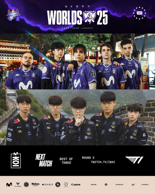 Dios le da las peores batallas a sus mejores guerreros.

MKOI vs T1 en #Worlds2025  

Mañana iremos a la guerra. Soñemos.