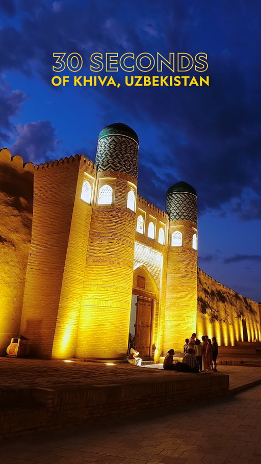 Take a journey along a farther-flung Silk Road city, Khiva, Uzbekistan, that outshines its more famous neighbors. 

Posed on the edge of the vast desert, explore Itchan Kala fortress, a UNESCO World Heritage site, where geometric-patterned tiled monuments and opulent palaces have all been meticulously restored. Or head to the new Silk Road-themed Arda Khiva resort with its water park and amphitheater. 

Discover the beauty of Khiva, Uzbekistan and see our full #BestOfTheWorld 2026 picks at the link in bio. 

Video by @_aliona_kardash