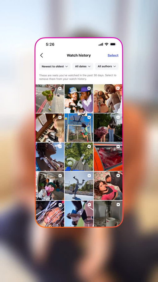 You can now find all those reels you once saw but never knew how to get back to. Go to Settings > Your activity > Watch history 👀
