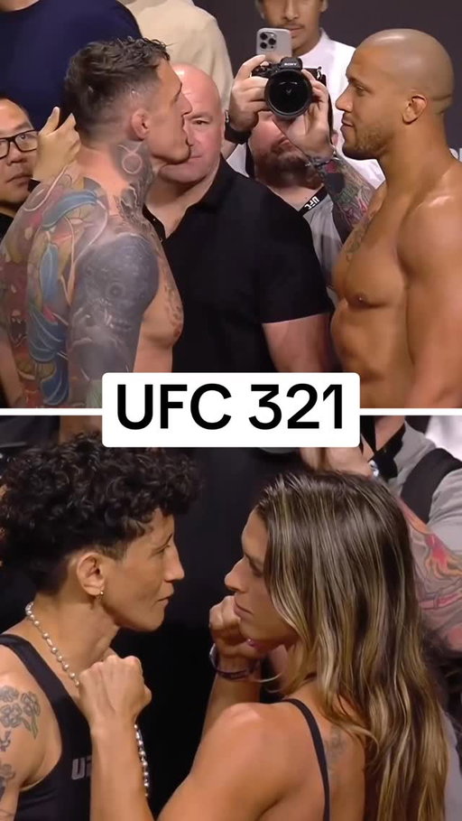 Two titles on the line at #UFC321 

Heavyweight 🏆
Women’s strawweight 🏆 

(via UFC)