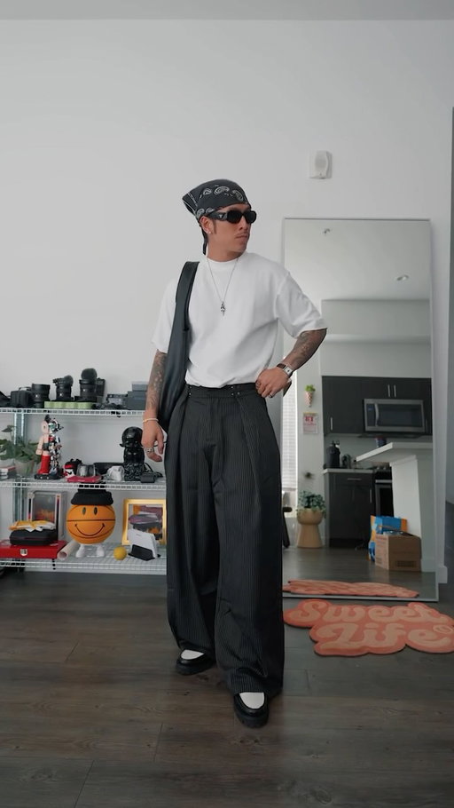 1 base, 5 outfits. Challenge accepted. 🫡 

#streetwear #ootdmen #streetstyle #streetfashion