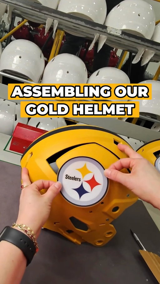 How It’s Made: Steelers gold helmet edition
