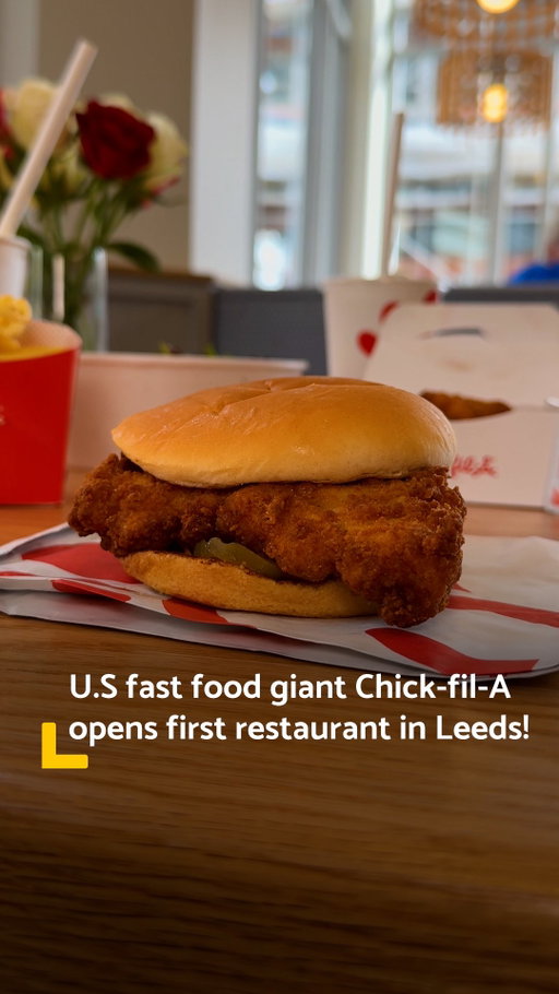 It’s official 🤯 Leeds now has a Chick-fil-A! 🐔 

It’s the American fast food giant’s first restaurant in England 😋 They’re known across the Atlantic for their popular ‘Chick-fil-A Chicken Sandwich’ - a whole boneless breast of chicken with gherkins! 🍗 

There’s plenty on the menu, from chicken nuggets served battered or even grilled 👀 to hand-spun milkshakes 🥤

Chick-fil-A joins the list of notable American chains that have set up shop in Leeds city centre, like Popeyes which opened in spring!

You can find @chickfila on Commercial Street right next to Trinity Leeds 📍 

#Leeds #leedsfood #leedsfoodie #leedsrestaurants #chickfila #leedscitycentre
