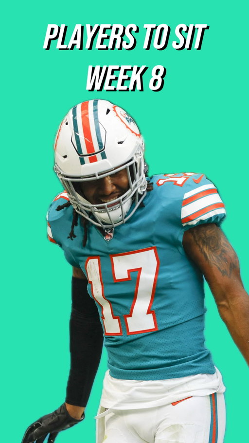 SIT these players in week 8 #fantasyfootball #nflfootball #fantasyfootballadvice #nflfantasy #raiderswalterpicks #fantasyfootballtips #nflfantasyfootball #startsit