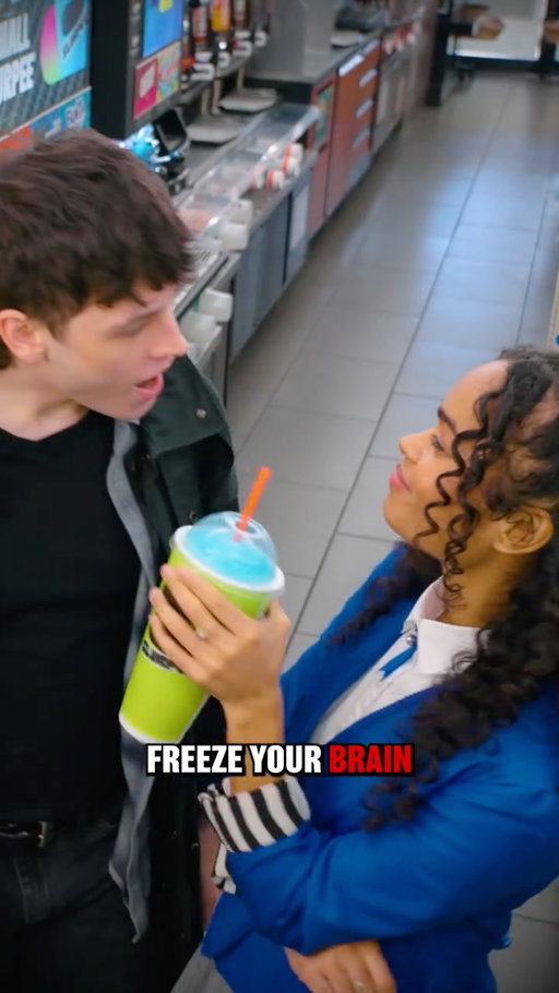 Got your Slurpee? Good. Now Freeze Your Brain with us. 🥶 @slurpee @7Eleven #Heathers #HeathersTheMusical #Slurpee #7Eleven