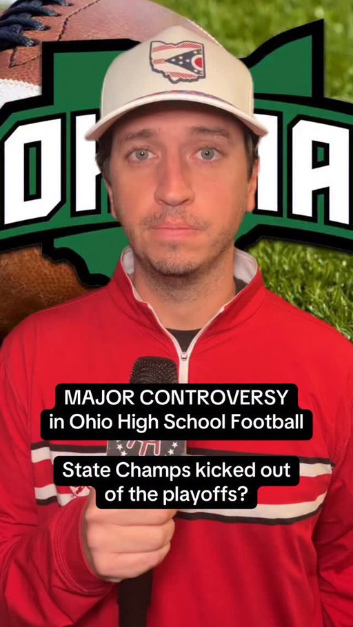 the news is reporting the OHSAA is kicking Ironton out of the Ohio High School football playoffs. #ohio #highschoolfootball🏈