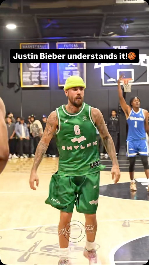 Justin Bieber understands it now!🏀 @lilbieber @lethalshooter | Edit: @jhillshotthat