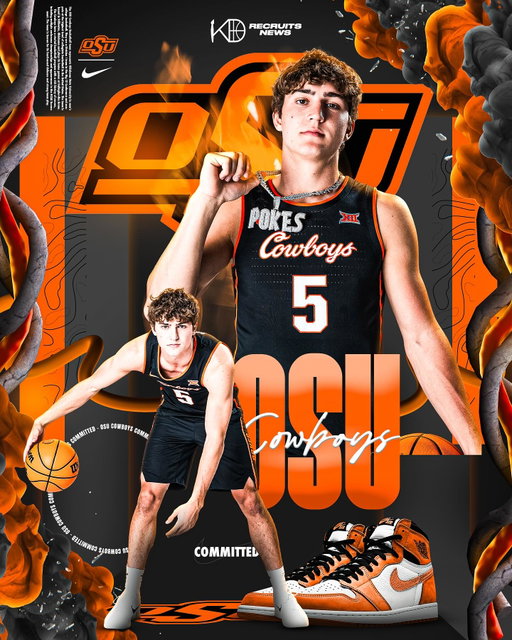 BREAKING: 2026 four-star guard Parker Robinson has committed to Oklahoma State, per @kyledoirondesign.

It’s the third commitment for Steve Lutz and the Pokes.