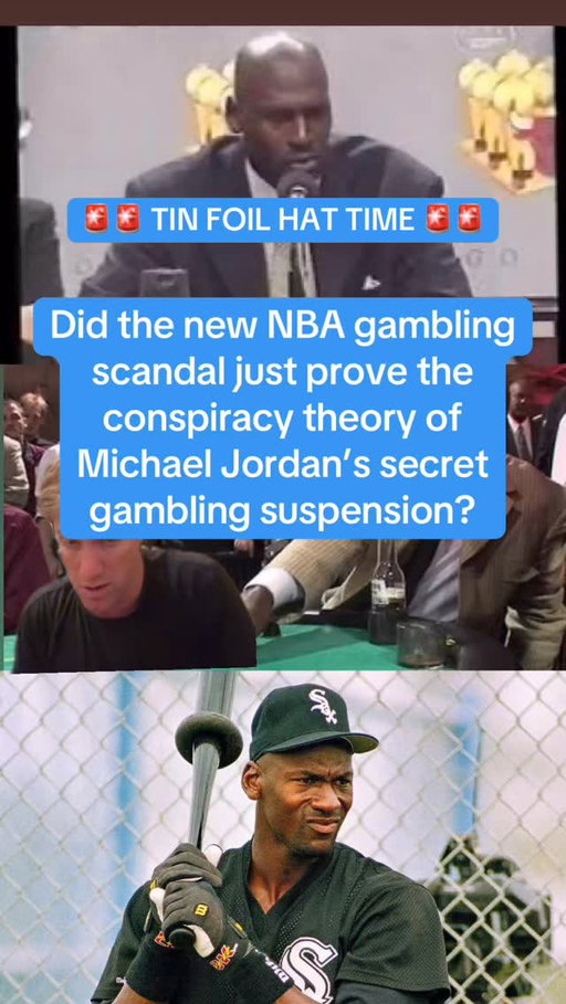 🚨 TIN FOIL HAT TIME 🚨 

Did the new NBA gambling scandal just prove the conspiracy theory that Michael Jordan’s first retirement was actually a secret gambling suspension?