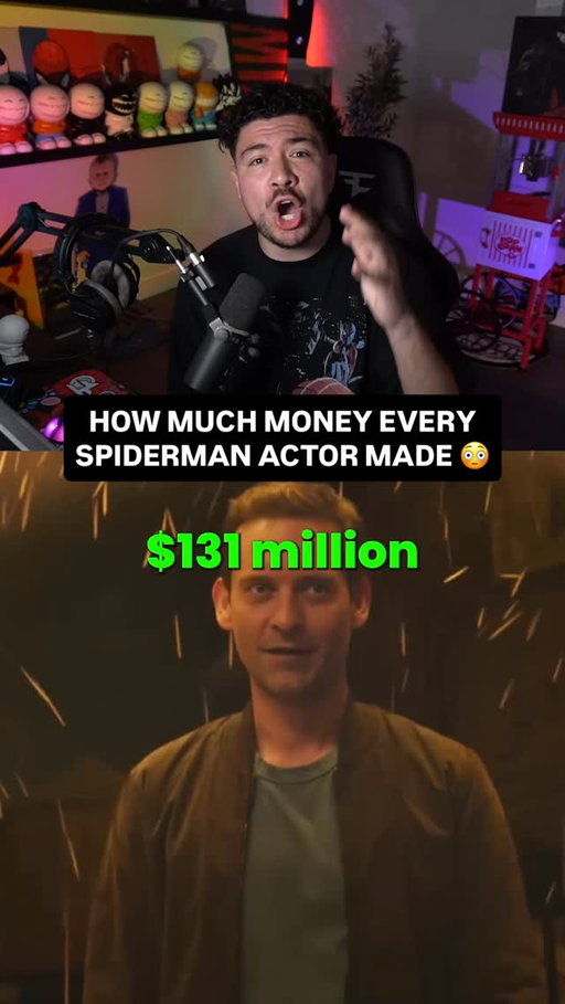 HOW MUCH MONEY EVERY SPIDERMAN ACTOR MADE FROM THEIR MOVIES 😳🔥 

#spiderman #tomholland #andrewgarfield #tobeymaguire #marvel 
#movies #spidey #mcu #viral