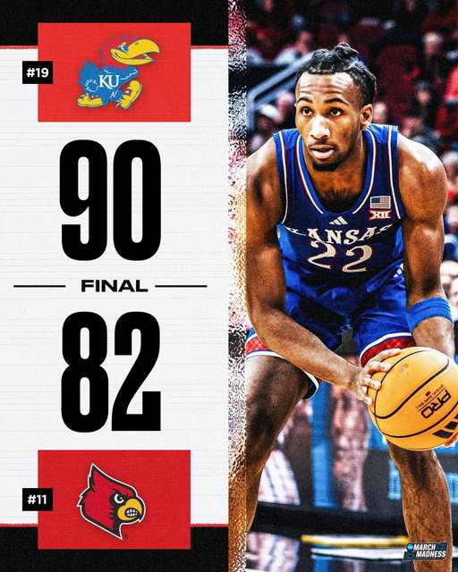 No. 19 Kansas takes the W in Louisville 🔵🔴

The Jayhawks defeat the No. 11 Cardinals in a preseason showdown.