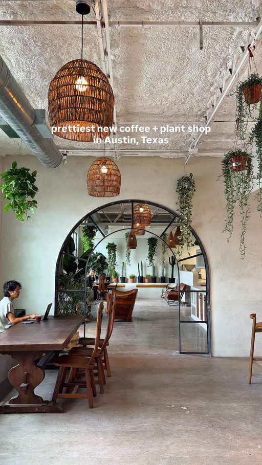 prettiest new coffee + plant shop in Austin, Texas has finally opened - @palominocoffee