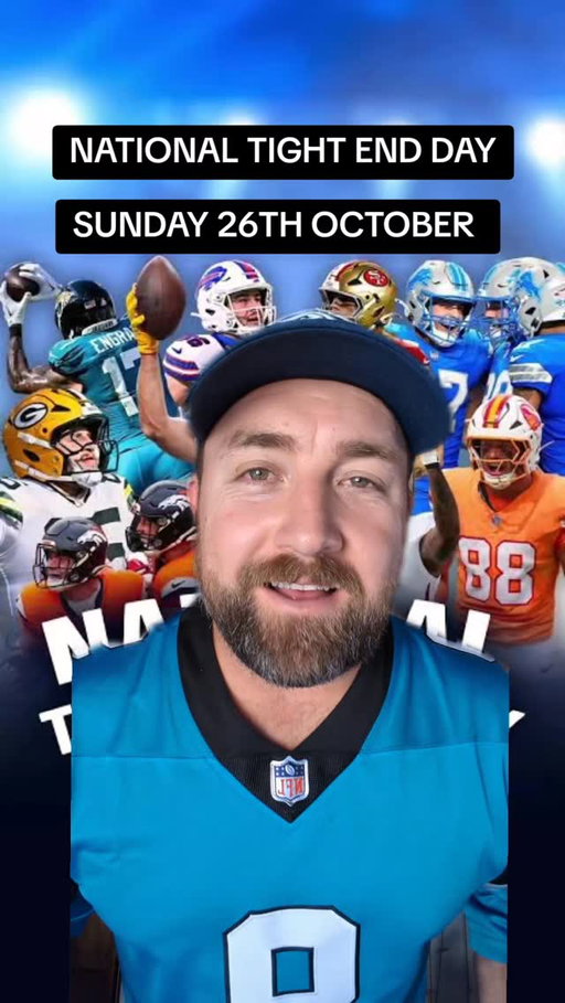 National TE Day is here. Load up.