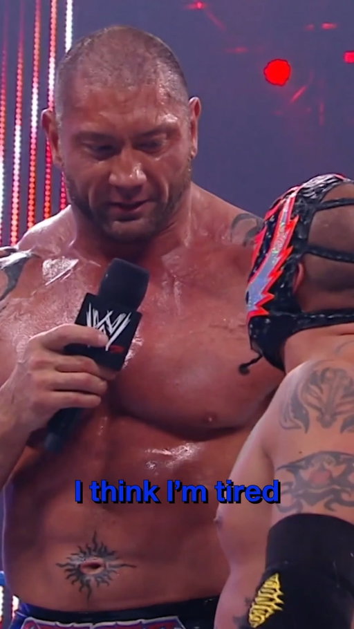 A brotherhood shattered 16 years ago when Batista snapped on Rey Mysterio and ended one of WWE’s strongest friendships! #WWE