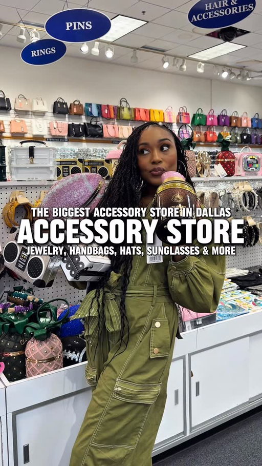 Biggest Accessory Store in Dallas 👒👛

This is my go to spot for wholesale trendy accessories. If you’re looking for handbags, jewelry, western gear, hats, purse charms, or travel bags then check out Sam Moon. You’ll find the cutest pieces to dress up any outfit, theme or costume for some of the cheapest prices.

📍 @SamMoonTrading
11826 Harry Hines Blvd Dallas, TX

⏰ Hours
Monday-Saturday 9:30am – 7:00pm
Sunday  12:00pm – 6:00pm 

Add this to your list of places to shop in Dallas. They are perfect for those looking for everyday or last minute accessories. Would you try them?

#SanMoonTrading #DallasBoutiques
#DallasAccessoryStore #ThingsToDoinDallas #DallasInfluencer #DallasContentCreator
