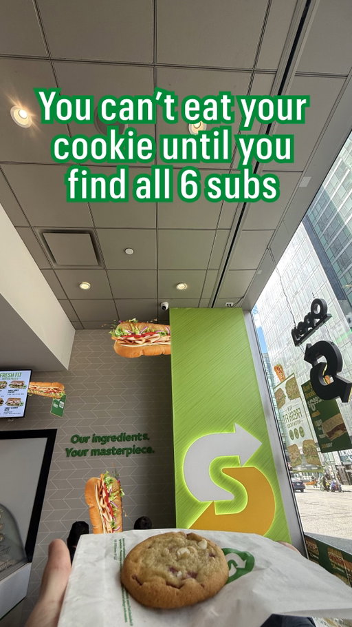 Grab a cookie, but not until you eat your sub first ;) 

#Subway #Cookies #Sandwich