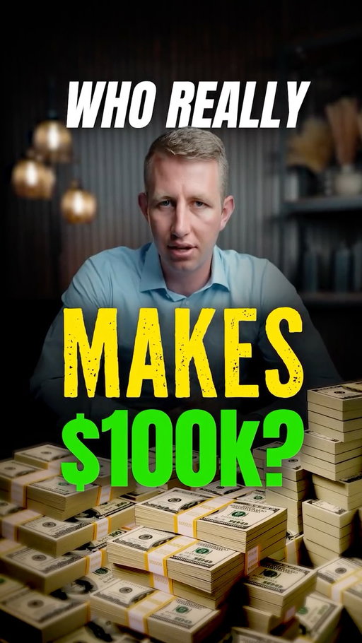 Less than 1 in 4 Americans actually make six figures. Do you think more people are hitting that number than the data shows?