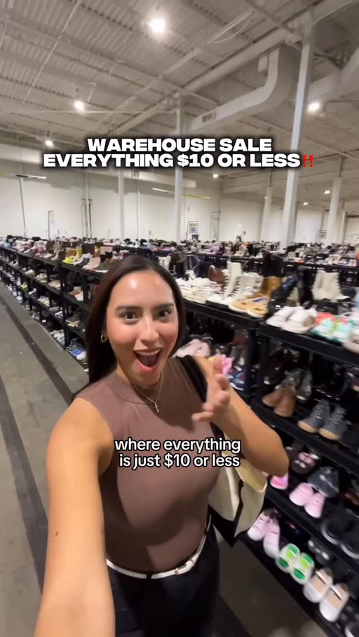You won’t believe the prices here 🔥Everything in this warehouse is $10 or less! I saw shoes, clothing, costumes, hoodies— even kids’ clothes for $4 and kids’ shoes for $5! 👟👚 Open TODAY until October 27 in Mississauga! 🛍

📍 LOCATION: The International Centre – Hall 6, 6900 Airport Rd, Mississauga ON L4V 1E8
🗓 DATES: Open TODAY until October 27th
⏰ HOURS: 10 AM – 9 PM daily
🚗 FREE Entry & FREE Parking
🚊 Steps from the GO Station — only 35 minutes from Downtown Toronto!

#popupgiant #warehousesale #10dollarsale #popupgianttoronto #mississauga #todotoronto #todomississauga #fashionhaul #budgetfinds #bigsale #everything10orless #shoppinghaul #torontodeals